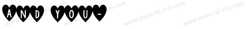 And you字体转换